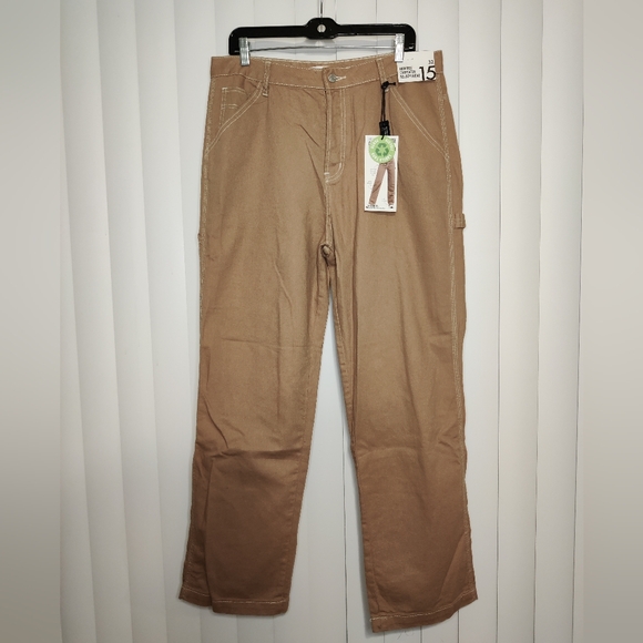 song Pants - NWT S.O.N.G. tan high rise Carpenter pants size 15/32